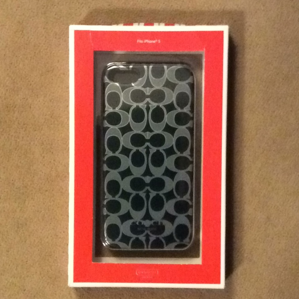 COACH iPhone 📱5/5S case